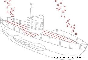 Cómo dibujar submarinos en 6 pasos 