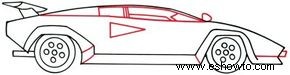 Cómo dibujar un Lamborghini en 5 pasos 