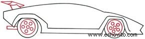 Cómo dibujar un Lamborghini en 5 pasos 