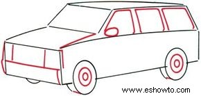 Cómo Dibujar una Minivan en 5 Pasos 
