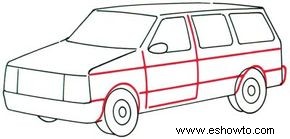 Cómo Dibujar una Minivan en 5 Pasos 