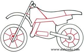 Cómo Dibujar una Motocicleta en 5 Pasos 