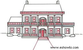 Cómo dibujar mansiones en 5 pasos 