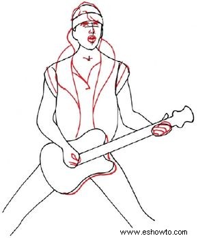 Cómo dibujar una estrella de rock en 5 pasos 