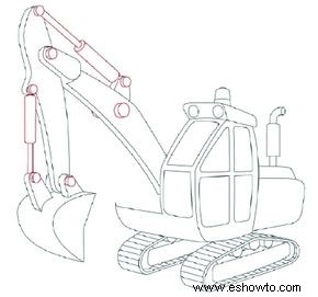 Cómo dibujar excavadoras en 11 pasos 