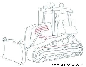 Cómo dibujar excavadoras en 11 pasos 