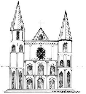 Cómo Dibujar Catedrales en 5 Pasos 