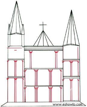 Cómo Dibujar Catedrales en 5 Pasos 