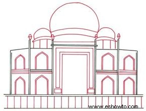 Cómo dibujar el Taj Mahal en 5 pasos 