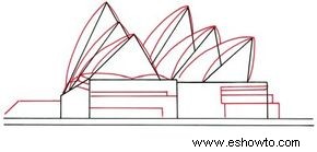 Cómo dibujar la Ópera de Sídney en 5 pasos 