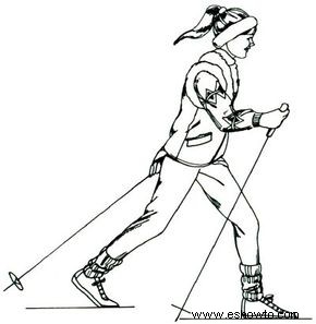 Cómo dibujar un esquiador en 5 pasos 