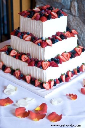 Pasteles de boda sensacionales 