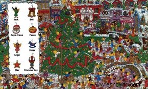 Juegos de Navidad:Encuentra Ángeles de Navidad 