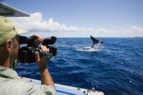 ¿Qué equipo especial se usa para filmar en un barco? 