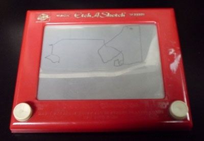 Dentro de un Etch-a-Sketch 