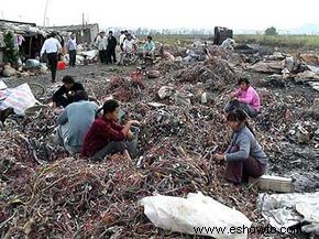 Cómo funciona la basura electrónica 