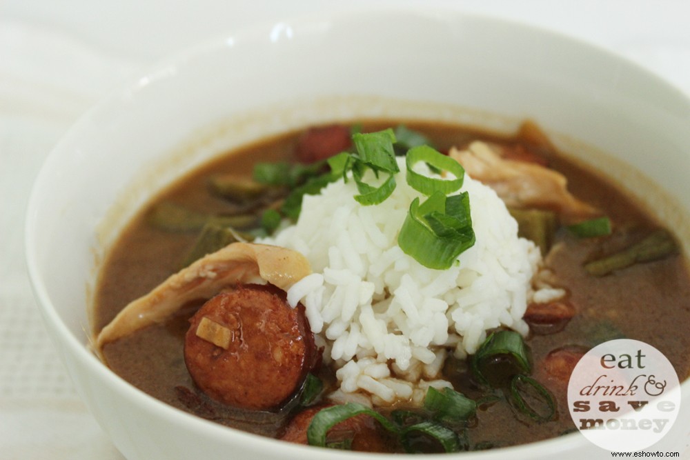 Receta Gumbo De Pollo Y Salchicha Andouille 