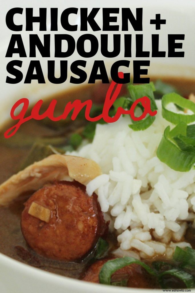 Receta Gumbo De Pollo Y Salchicha Andouille 