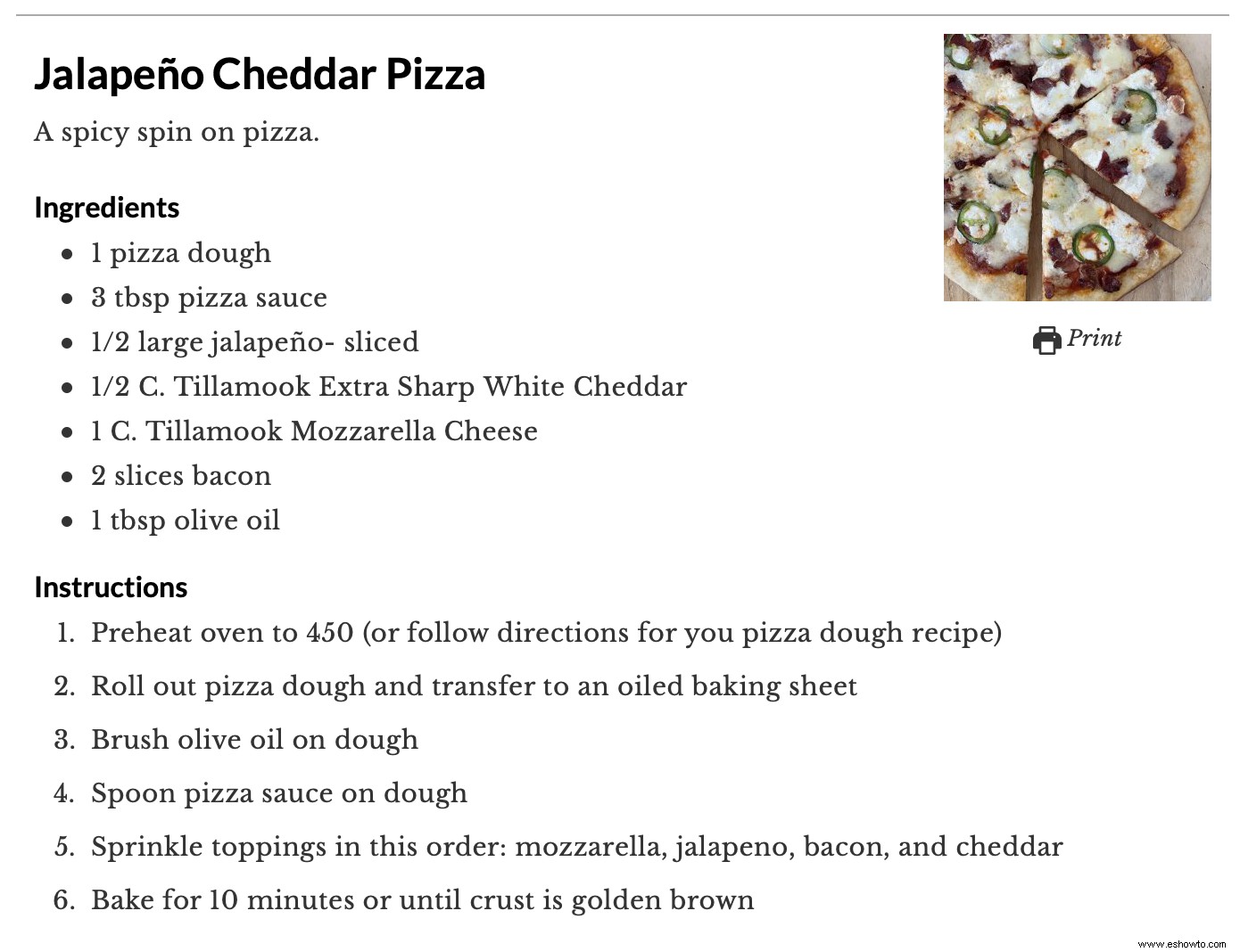 La receta de pizza con queso cheddar y jalapeño que nos lleva del martes de tacos a la noche de pizza 