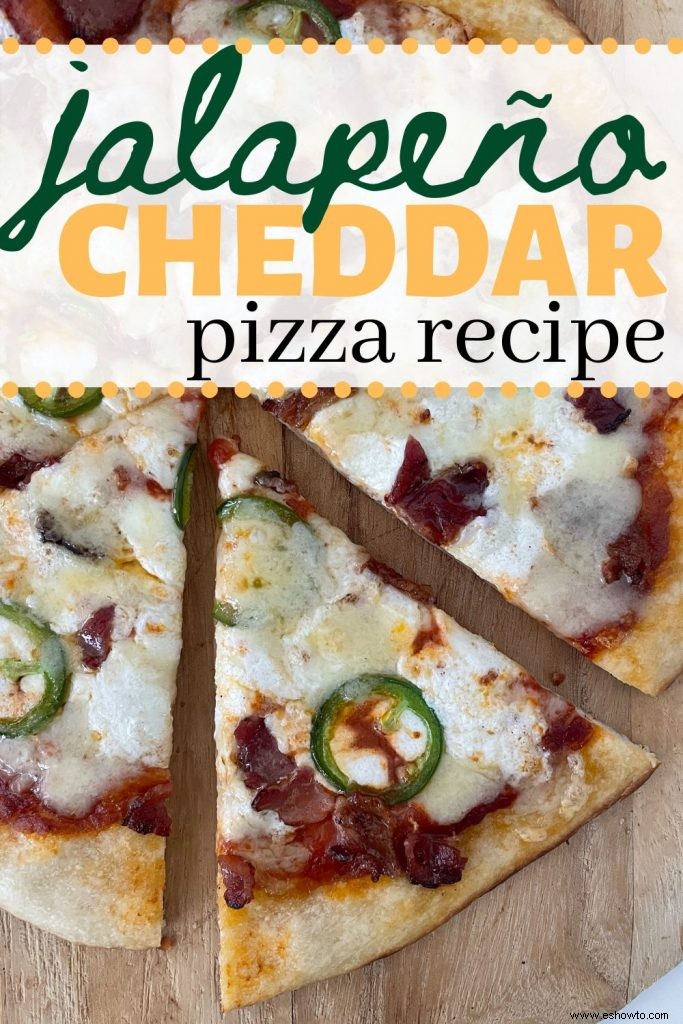 La receta de pizza con queso cheddar y jalapeño que nos lleva del martes de tacos a la noche de pizza 