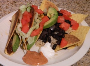 Tacos Picantes de Carne al Chipotle con Salsa Cremosa: Receta Económica para 6 Porciones