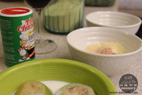 Deliciosa receta de tomate verde frito 