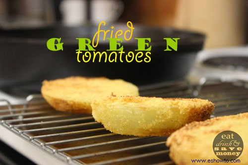 Deliciosa receta de tomate verde frito 