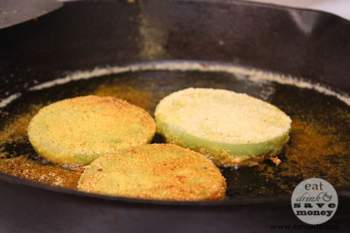 Deliciosa receta de tomate verde frito 