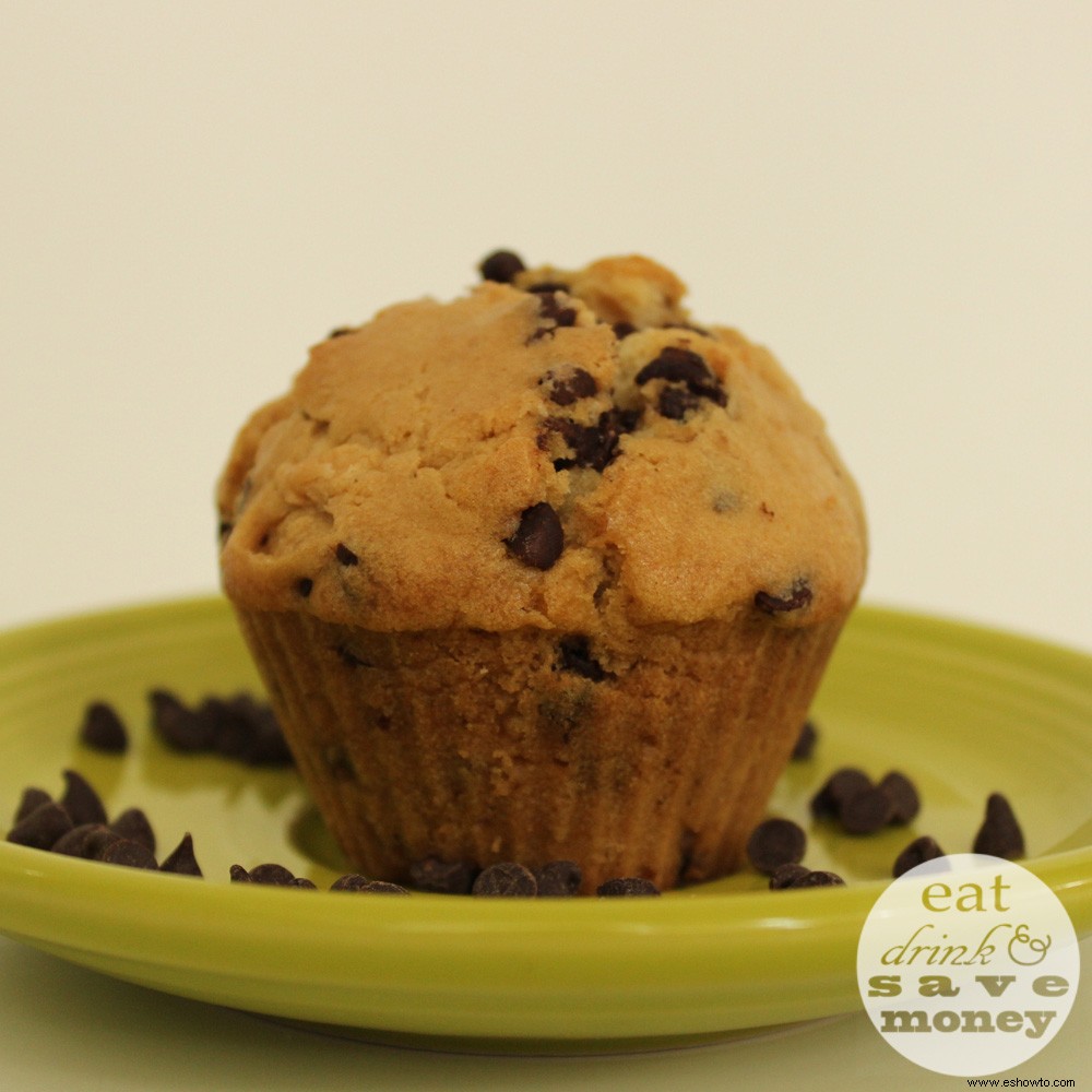 Muffins de chispas de chocolate sin lácteos 