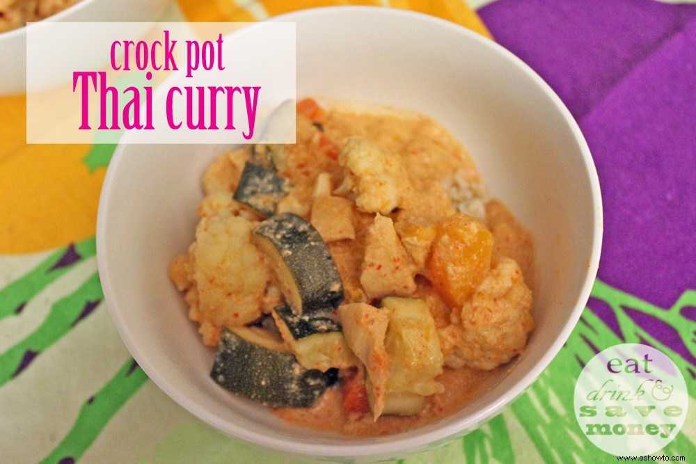 Pasos sencillos para hacer curry tailandés en la olla de barro 