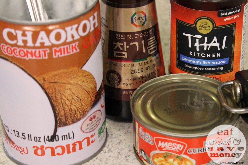 Pasos sencillos para hacer curry tailandés en la olla de barro 