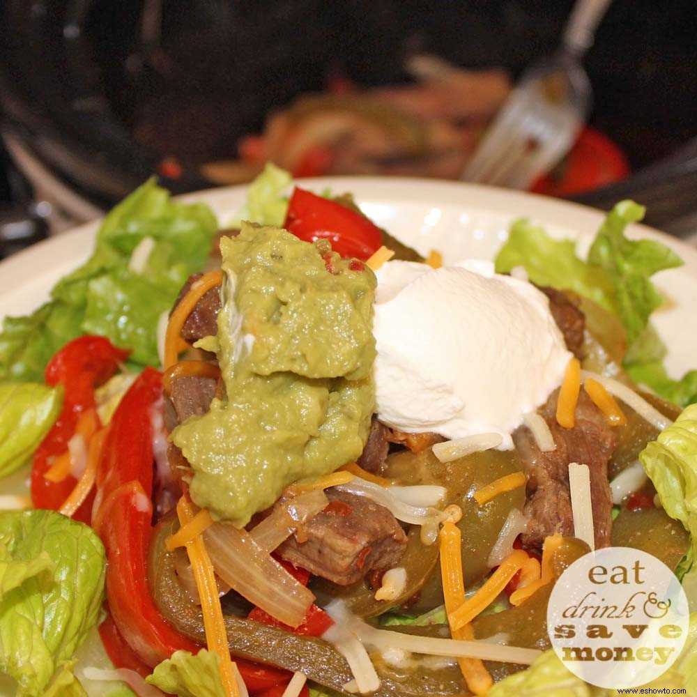 Ensaladas De Fajitas Crockpot 