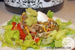 Ensaladas De Fajitas Crockpot 