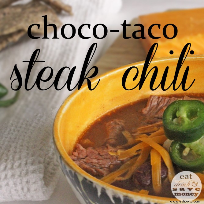 Choco-taco bistec chili 