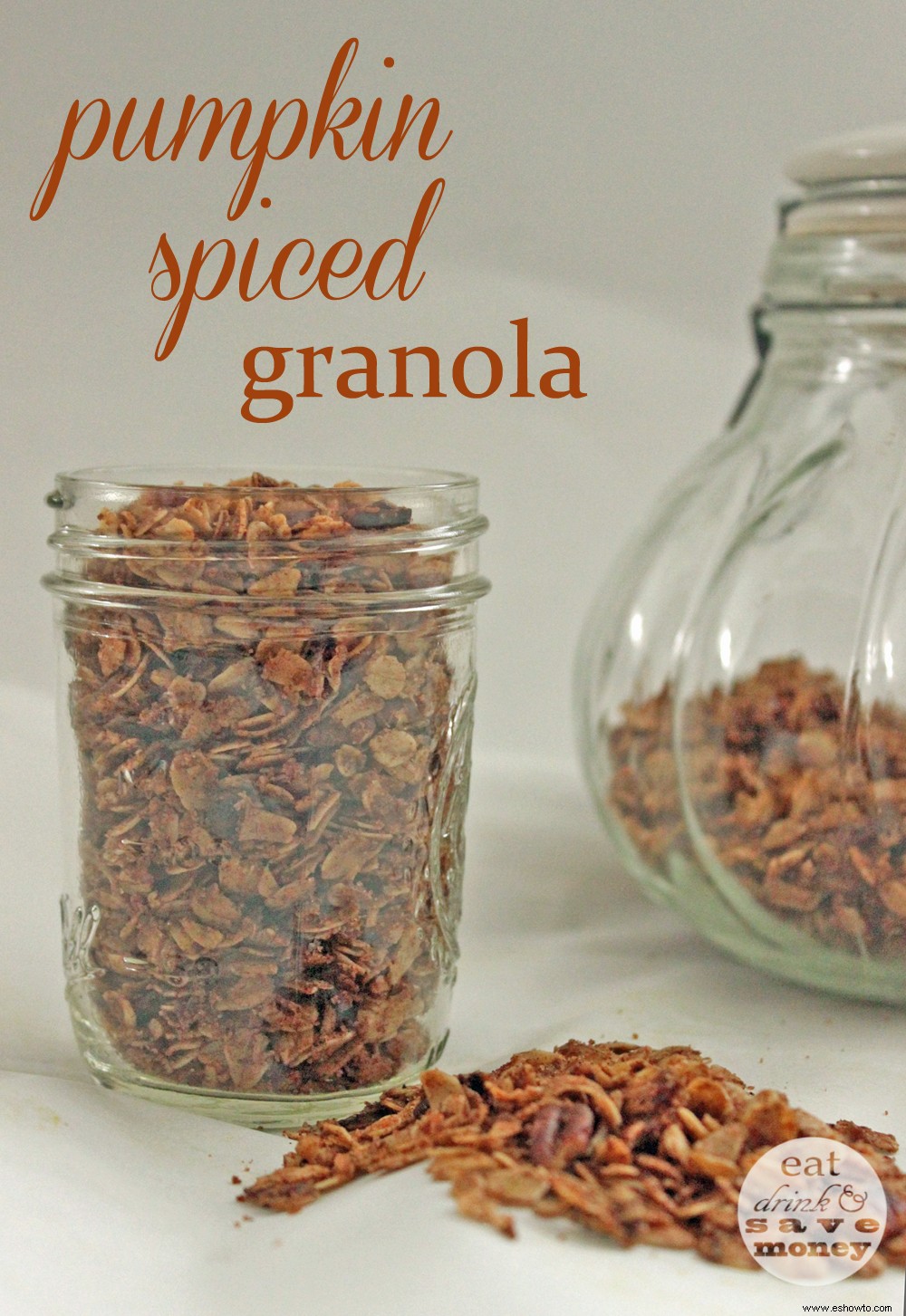 Granola especiada con calabaza 