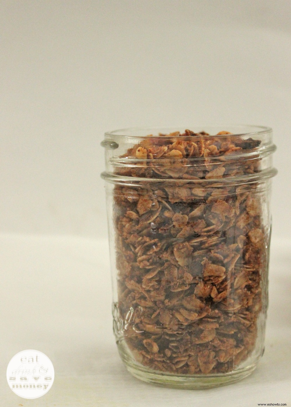 Granola especiada con calabaza 