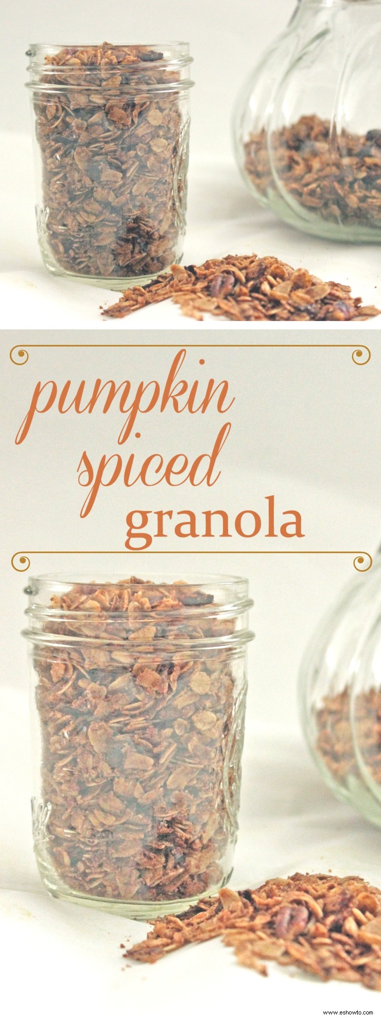 Granola especiada con calabaza 