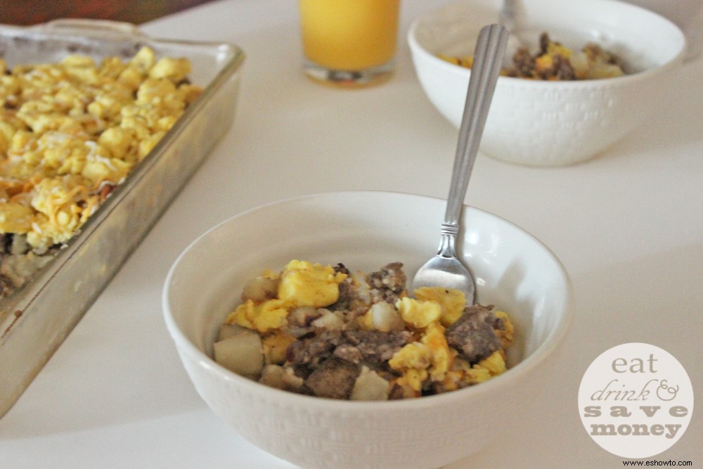 Desayuno fácil revuelto 