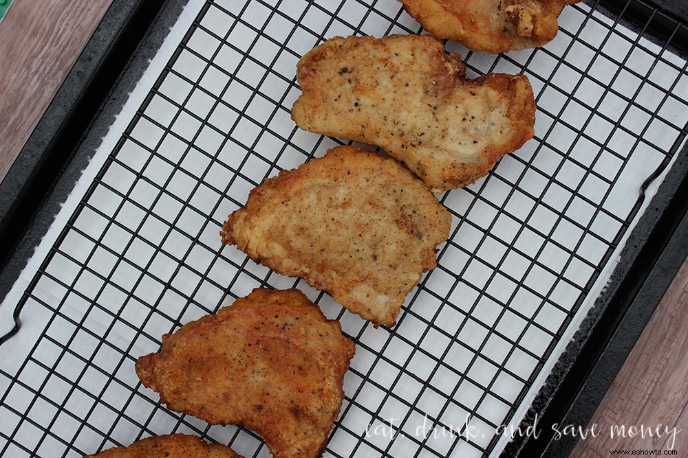 Mis chuletas de cerdo fritas al estilo sureño favoritas 