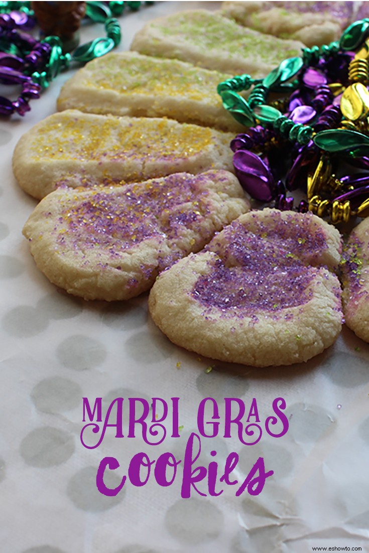 Galletas de Mardi Gras 