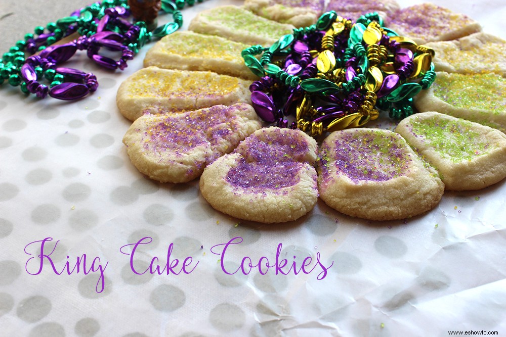 Galletas de Mardi Gras 