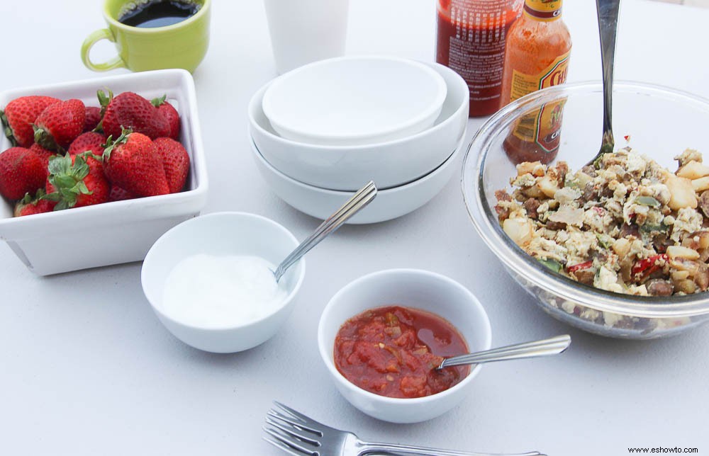 Sartén fácil para el desayuno de regreso a la escuela 