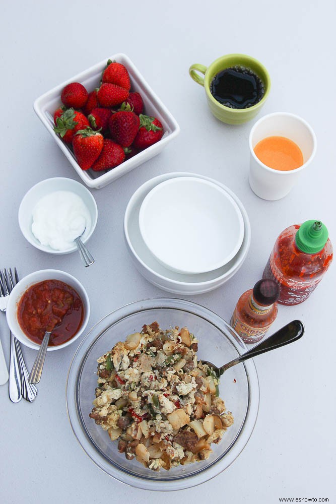 Sartén fácil para el desayuno de regreso a la escuela 