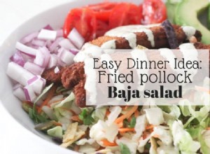 Ensalada Baja de Abadejo Frito: Cena Rápida, Saludable y Sostenible en 30 Minutos