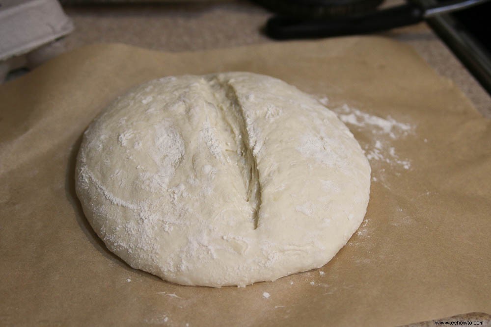 Receta fácil de pan de masa fermentada para no panaderos 