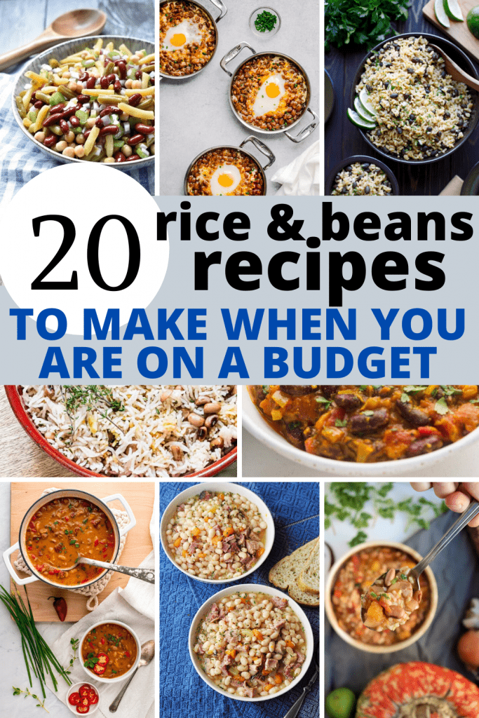 20 recetas de arroz y frijoles para cocinar con un presupuesto ajustado 
