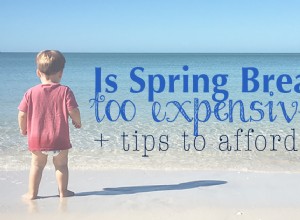 ¿Son las vacaciones de primavera demasiado caras? 
