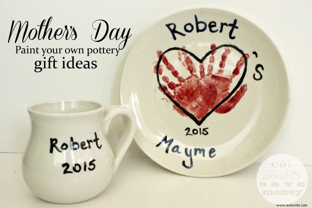 Pinta tus propias ideas de regalos de cerámica para el Día de la Madre 