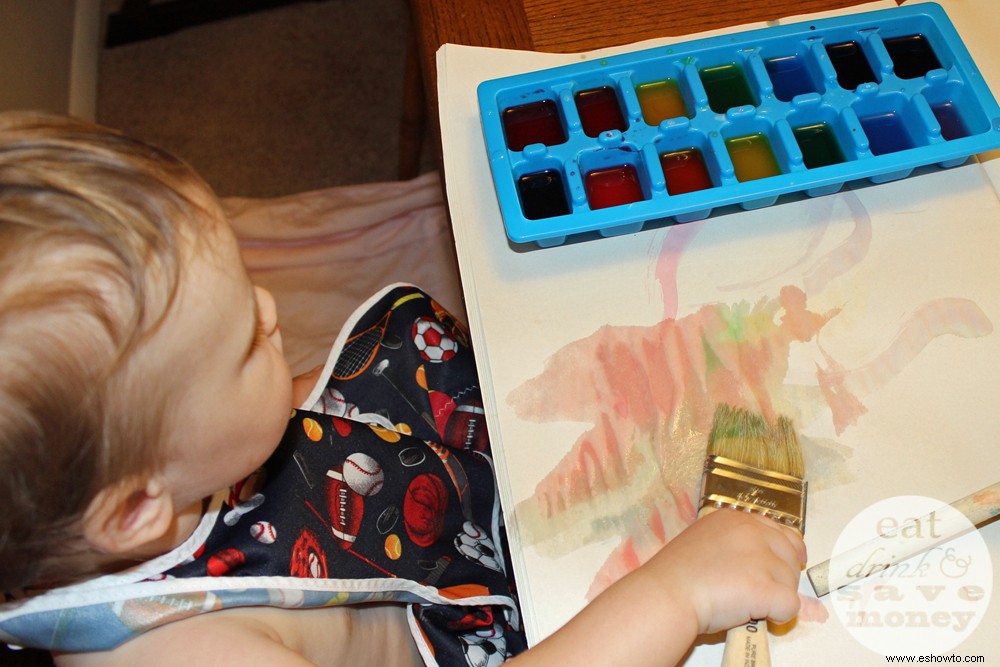 Receta de pintura de acuarela de bricolaje rápida y fácil para niños pequeños 