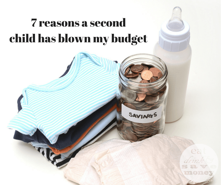 7 razones por las que un segundo hijo ha arruinado mi presupuesto 